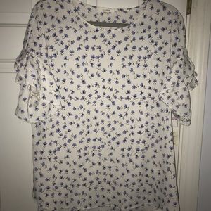 Ruffle Sleeve Blouse